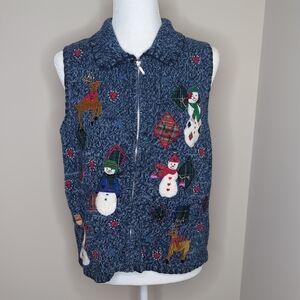 Erika Blue Knit Fabric